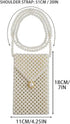 Luxury Pearl Bag Chain Bag Purse Shoulder Bag for Women,Artificial Pearl Clutch Crossbody Beaded Evening Bag for Party...