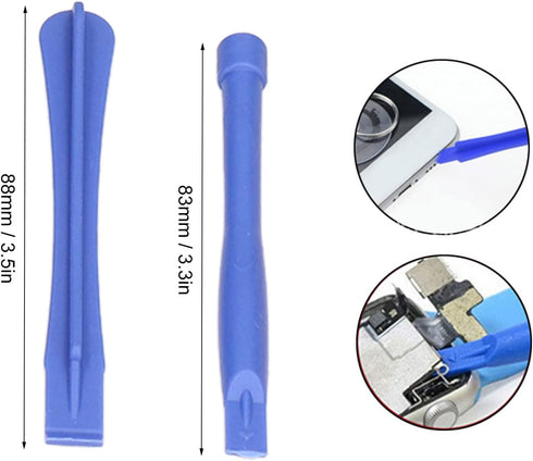 Disassembly Tools, Triangular Sheet No Damaging 19 Piece Plastic Spudger Surface for Mobile Phones Laptops Glasses...