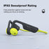 Open Ear Headphones, Wireless Air Conduction Headphones, Sweatproof Bluetooth Sport Headset with Mic for Running, Cycling (Black & Green)...