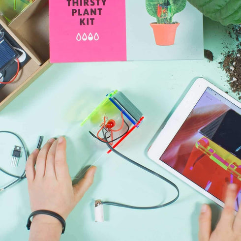 Tech Will Save Us Solar Thirsty Plant Kit | Educational Steam Toy, Ages 8 & Up...