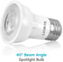 LUXRITE PAR16 LED Bulb, 5.5W (50W Equivalent), 4000K Cool White, 450 Lumens, Dimmable Spot Light, Enclosed Fixture Rated, 40° Beam Angle, ETL, Dam...