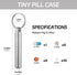 ThruNite Portable Titanium Pill Case 3 Layers Pill Container Waterproof Pill Organizer Holder for Travel Keychain EDC Daily Personal Care Outdoor ...