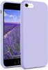 IceSword iPhone Case 2022/2020/7/8 Silicone Purple, Liquid Gel Rubber Cover, Drop Protection 4.7" iPhone SE 3 - Purple...