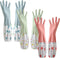 3pcs Dishwashing Cleaning Gloves, Waterproof Reusable Kitchen Long Gloves, Latex-Free Household Gloves for Laundry, Cleaning, Working, Gardening...