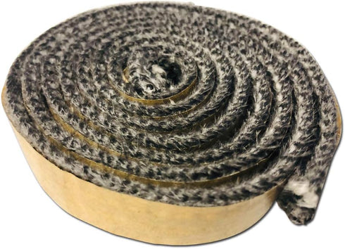 Fireplace AWP130 Self Stick Adhesive Gasket Wood Pellet Stove Window Glass Door Black Tape...