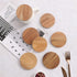 4pcs Cup Lid Cover Wooden Coffee Mug Wooden Tea Glass Drink Cup Lid Reusable Mug Lid Tea Kettle Lid for Keeping Warm...