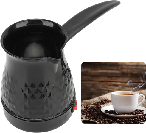 Coffee Pot, Stainless Steel Coffee Maker Anti Scald Even Heating Electric Coffee Pot with Removable Handle US Plug 110V 600ml 600W...