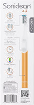 Soniclean 4U Sonic Electric Toothbrush for Adults, Bronze, Battery Powered, Unisex-Adults...