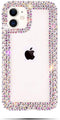 BONITEC Jesiya for iPhone 11, 3D Glitter Sparkle Bling Case Luxury Shiny Crystal Rhinestone Diamond Bumper Clear Protective Cover Clear for Women...