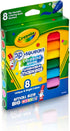 Crayola Pip Squeaks Washable Markers, Mini Markers in Classic Colors, 8 Count...