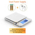 BOMATA 0.01g/1kg Upgraded Small Digital Scale, USB Rechargeable, with Larger Display and Hold,Tare Function, 9 Units, High Precision Digital Scale...