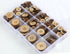 266 PCS Coconut Shell Buttons 8 Sizes Assorted (10mm-25mm) 4 Holes Coconut Button for Garment Sewing or DIY Crafts...