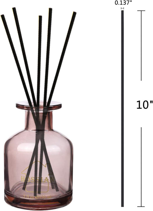 HOSSIAN Reed Diffuser Sticks - Reed diffusers-Reed Sticks -Diffuser Glass Bottles-Diffuser Refills- Natural Rattan Wood Replacement for Aroma Frag...