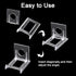 10 Pcs Mini Acrylic Plate Stands, Mini Clear Plastic Display Holders Adjustable Picture Plate Easels Stands for Display (S)...
