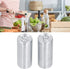 2pcs Spice Stainless Steel Pepper Shaker Kitchen Tool Salt Sugar Spice Pepper Shaker Dredge Salt/Sugar/Pepper Shaker Seasoning Bottle Salt and Pep...