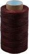 284 Yards Waxed Thread, 210D Heavy Duty for Leather Sewing, Upholstery, 0.8mm Flat Waxed for Bookbinding, Shoe Repairing, Leather Projects...