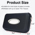 Sun Visor Tissue Holder, Zipper Napkin Holder, PU Leather Backseat Tissue Case for Car, Vehicle (Black)...