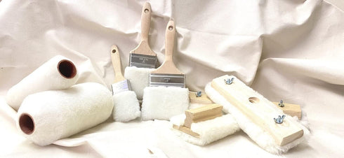 Tru-Lamb - 100% Natural Lambskin Professional Paint Roller (9 x 3/8" - 3 Pack)...