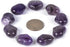 Natural Amethyst Gemstone Healing Crystal 1 inch Mini Puffy Heart Pocket Stone Iron Gift Box (Pack of 10)...