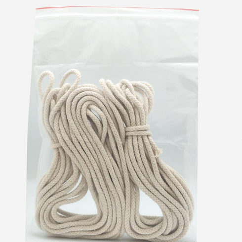 FQTANJU 50 Feet Roll - 1/4 Inches Round Diameter Cotton Kerosene Oil Lamp Wicks Burner (50 Feet Per Roll)...