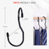 JOHOUSE 14PCS Purse Hanger for Closet, Large Size Closet Rod Hooks Black Vinyl Coated Bag Hanger Organizer Hooks Unique Twist Design for Bags Purs...
