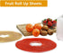 Round Fruit Leather Fruit Roll Up Tray Non stick Round Silicone Dehydrator Sheets Fruit Roll Sheets Food Machine Dryer Roll...