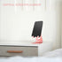 Rose Gold Foldable Aluminum Alloy Cell Phone Holder,Tabletop Metal Phone Stand with Adjustable Angle by Swivel Axis,Smartphone Cradle...