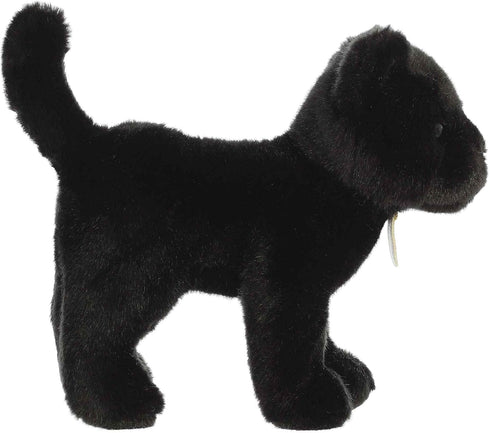 Aurora® Realistic Miyoni® Panther Stuffed Animal - Lifelike Detail - Cherished Companionship - Black 10 Inches...