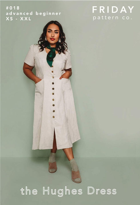 Friday Pattern Company Hughes Dress Pattern, None...
