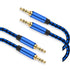 Aux Cord 6.6 ft 2Pack, 3.5mm Audio Cable Aux Cable for Car,Nylon Braided Audio Cable 3.5mm Male to Male for Headphone, Speaker, Phone, Car Stereo...