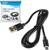 HQRP 36 Inch USB to Micro USB Charging Cable - Compatible with Logitech Ultrathin Keyboard Folio m1, Cover i5, Ultrathin Keyboard Mini, Performanc...