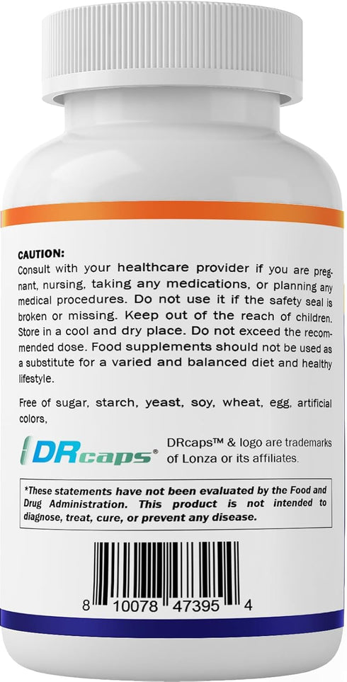 Vitamatic Akkermansia Muciniphila Gut Health - 60 DR Capsules (Delayed Released) - Made with Prebiotic Inulin Fiber...