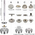 Snaps Kit for Boat Cover,Canvas Screws Snaps Buttons Tool Marine Grade Sewing Fastener with 2Pcs Setting Tool (Snaps-50Sets)...