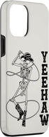 iPhone 14 Plus Western Cowboy Skeleton Yeehaw Rodeo Southern Country Music Case...