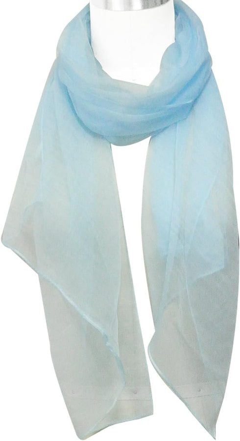 Wrapables Solid Color Silk Long Scarf...
