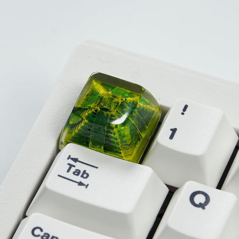 Sumgsn SA Keycaps Shine Through Custom Keycaps Resin Artisan Key caps for Mechanical Keyboard Cherry MX Switches R4...