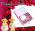 Urwomin 249 Pieces Valentine's Day Beads Jewelry Making for Necklace Bracelet Love Heart Charms Rhinestone Red Beads Assortments for Women Girls D...