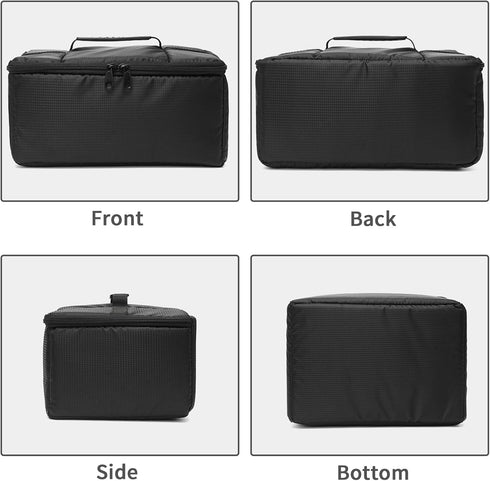 Camera Insert Bag Camera Case, Water Resistant Camera Bag Insert Portable Inner Bag, Shockproof DSLR SLR Camera Padded Storage Bag, Camera Case In...