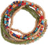 Pingyongchang Rice Beads Crystal Fringe Bracelet for Women Boho Colorful Handmade Stackable Bead Bracelets Set Multicolor Seed Layered Stretch Bra...