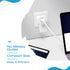 Ceptics US to UK Plug Adapter UK, Ireland Power Adapter Charger 4 Input - Ultra Compact - Light Weight - USA to Any Type G Countries Such as Hong ...