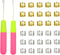 2 Pcs Latch Hook Crochet Needle with 30 Pcs Dreadlocks Silver Gold Metal Decoration Braiding Hair Rings for Crochet Hooks Braids Hair Decoration A...