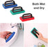 3 Pcs Hand-Held Pool Scrub Brush, Bathroom Scouring Pad, Non-Scratch Bathtub Scrubber with Handle, Cleaning Sponge for Shower Tile, Bathtube Sink ...