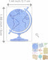 Globe Suitcase Camera Travel Die Cuts for Card Making, Paper Embossing Metal Cutting Dies Kit Templates, Storage Pockets Supplies, Photo Frame Alb...