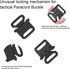 CooBigo 5/8" Paracord Bracelet Buckle Clip 2 PCS Paracord Clasps for Bracelets, Metal Buckles Pet Collar Hardware Tactical Buckle Backpack Keychai...