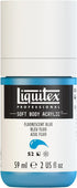 Liquitex Professional Soft Body Acrylic Paint, 59ml (2-oz) Bottle, Fluorescent Blue...