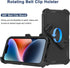 for iPhone 14 Case (6.1”) with Belt Clip Holster, 2X Screen Protector, Heavy Duty Military Grade Full Body Shockproof Dust-Proof Drop Proof Rugged...