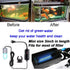 Mini 3W Timer Aquarium &UV-C Water Clean Light Aquarium Algae Clean Light Water Green Clean Fish Tank Water Clean Lamp for Sump Pond Filter Tank...