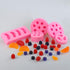 5Pcs Fruit Shaped Jelly Molds, 3D Mini Pineapple Strawberry Orange Blueberry Mulberry Candle Silicone Fruit Mold for Cupcake Decorating, Soap, Cho...