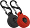 Geiomoo Silicone Cover Compatible with Tile Sticker 2022, Protective Case with Carabiner (2 Pack Red+Black)...