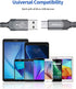 JSAUX Micro USB Charger Cable, (3-Pack 3.3ft+6.6ft+10ft) Android Charger Micro USB to USB A Nylon Braided Cord Compatible with Samsung Galaxy S6 S...